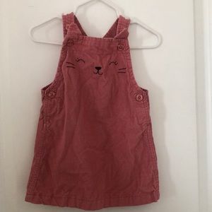 Little girls corduroy dress